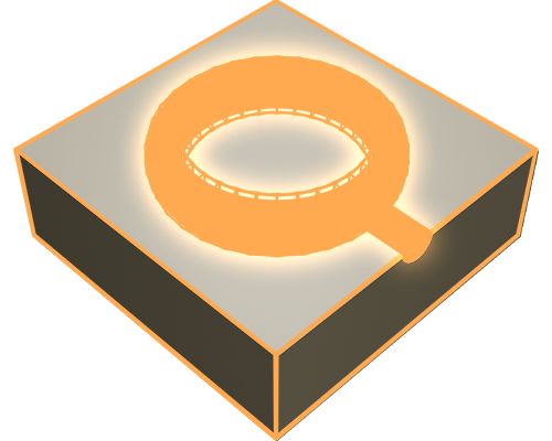 Ring casting mold filled